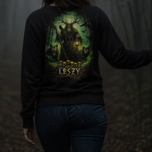 Bluza bez kaptura Leszy – Strażnik Lasu i Duch Natury damska